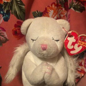 2003 Angel Prayer Bear Beanie Baby